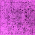 thumbnail image 1 of Ahgly Company Indoor Square Oriental Pink Industrial Area Rugs, 8' Square, 1 of 4