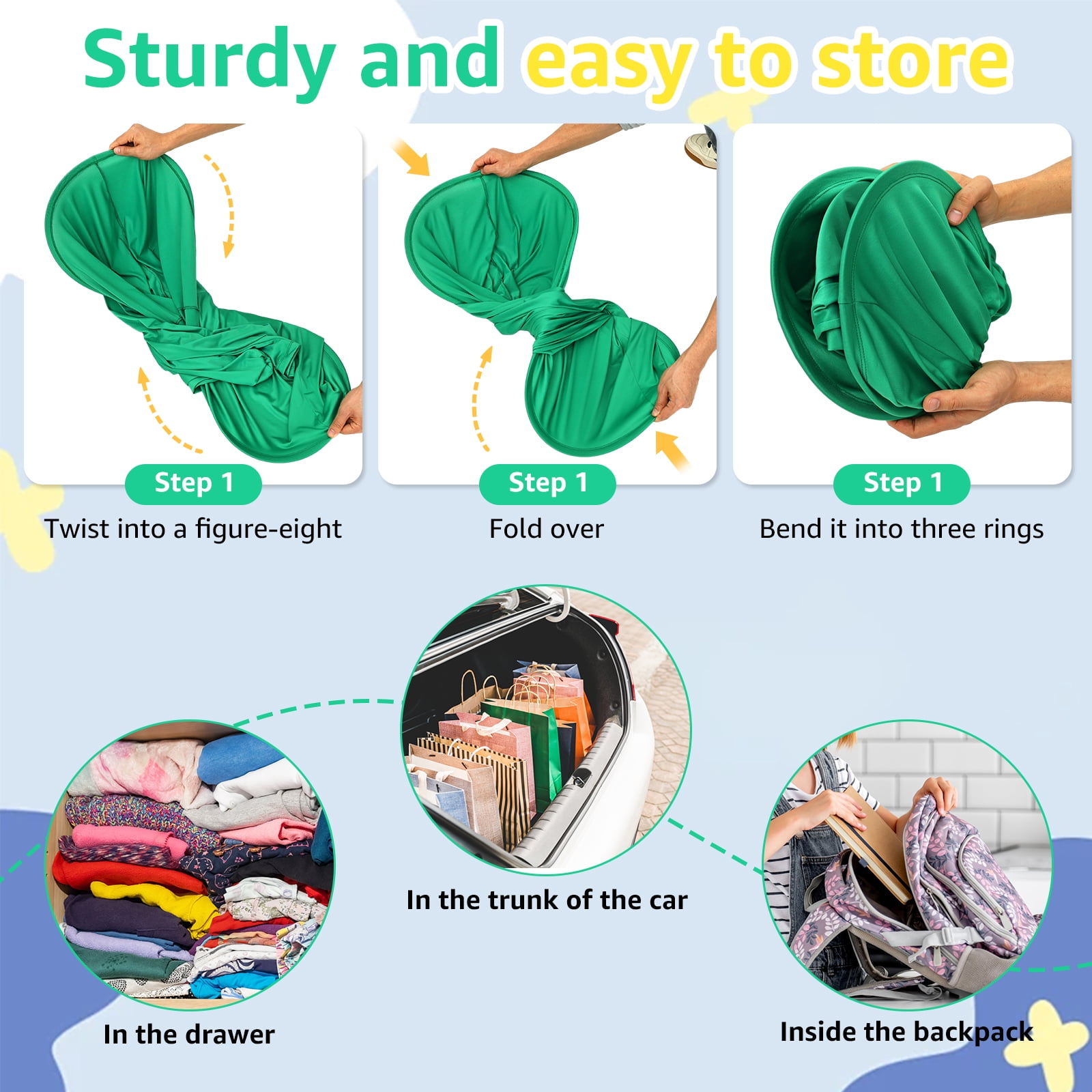 Threns Granny Pants Yard Game Easter Games Set Outdoor Tossing Games for Adults Family Easter Carnival Party Reunion Gathering,2 Colorful Pants,10 Bouncy Balls,2 Air Pumps,2 Flags