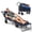 Blue, variant on Heavy Duty Folding Wagon, 2-in-1 Collapsible Cart, 400lb Capacity, All-Terrain Wheels w/Brakes & Side Pockets, Black