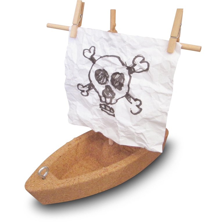 HABA Terra Kids Cork Boat - Easy to Assemble and Upgrade with