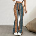 thumbnail image 4 of CHUMUD Flare Leggings for Women Bohemia Yoga Pants High Waisted Tummy Control Leggings Bootcut Casual Floral Yoga Pants, 4 of 6