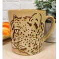 thumbnail image 7 of Glazed Stoneware Wildlife Safari Cheetah Print 16oz Ceramic Mug Coffee Cup, 7 of 7