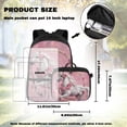 thumbnail image 2 of HUIACONG Rose Horse Kids Backpack Set 4-IN-1 All-in-One Kit for Boys Girls Age 6-10 Detachable Lunch Bag Pencil Case Water Bottle Holder Lightweight Daily Use Bag, 2 of 7