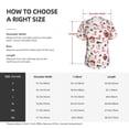 thumbnail image 4 of Yiaed Cute Animal Print Women's T Shirt V-Neck Short Sleeve Shirt Casual Breathable Tee Summer Tops-Small, 4 of 5