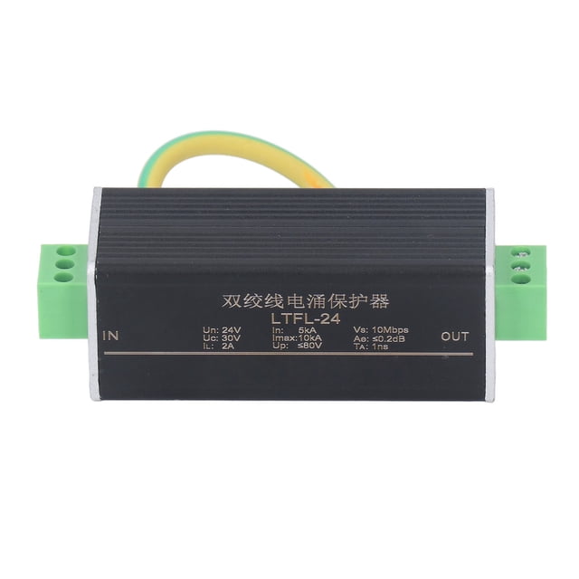 Dispositivo de protección contra sobretensiones de 1 vía, circuito de control RS485, protector de potencia de 24 V y 10 Mbps.