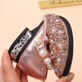 thumbnail image 4 of Girls Princess Shoes Girls Crystal Shoes Children's Shoes High Heels Baby Soft-soled Children's Shoes Baby Shoes Girls, 4 of 6