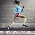 thumbnail image 2 of Chaussettes de Compression pour Femmes & Hommes Circulation (8 Paires) 15-20 mmHg Meilleur Soutien pour Course, Randonnée, 2 of 5