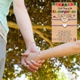 thumbnail image 5 of Mommy & Me Heart Bracelet Set with First Day of Kindergarten Card | 2PCS Matching Bracelets for Mom & Daughter, Back to School Gift for Kids, 5 of 5