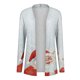 thumbnail image 5 of Cárdigan informal de manga larga con estampado navideño para mujer, estilo blusa, abrigo de poliéster, 5 of 5