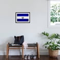 thumbnail image 3 of Art.com El Salvador Flag Design with Wood Patterning - Flags of the World Series Art Print by Philippe Hugonnard, Black Frame Wall Art, 23" x 17", 3 of 5