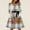 #+004Brown, variant on Hogleaql Women's Plus Size Dress Round Neck Trendy Long Sleeve A-Line Swing Dress Checkered Striped Print Lightweight Midi Length Retro Fall Winter Casual Flowy Bow Tie Dress Outfit Gray 4XL