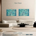 thumbnail image 4 of Elephant Stock Mandala In Blue I Wall Art - Horizontal Canvas Wall Art - Living Room Wall Decor - Decor Elements Canvas - Teal And Blue Decor By Danhui Nai - 48" x 32", 4 of 8