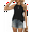 Black, variant on High Neck Sleeveless Halter Tank Tops Black S