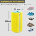 thumbnail image 5 of 2-Pack Under Bed Shoe Organizer for 24 Pairs with 18 Travel Bags & 1 Washing Bag, Large Storage Containers with Clear Lid & Adjustable Dividers, 5 of 8