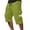 Light Green, variant on WTOBBY Men's Lace-Up Casual Cargo Shorts & Sweatpants Hybrid Design with Elastic Waist, Multi-Functional for Sports Comfort ,Khaki L