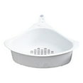 thumbnail image 1 of Triangular Sink Strainer Basket Corner Kitchen Sink Strainer Basket Kitchen Triangular Sink Filter Sink Basket Kitchen Supplies Kitchen Triangular Drain Basket Stable Easy Draining, 1 of 1