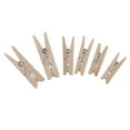 thumbnail image 2 of 100pcs Mini Natural Wooden Clothe Photo Paper Peg Clothespin Craft Clips 3cm, 2 of 3
