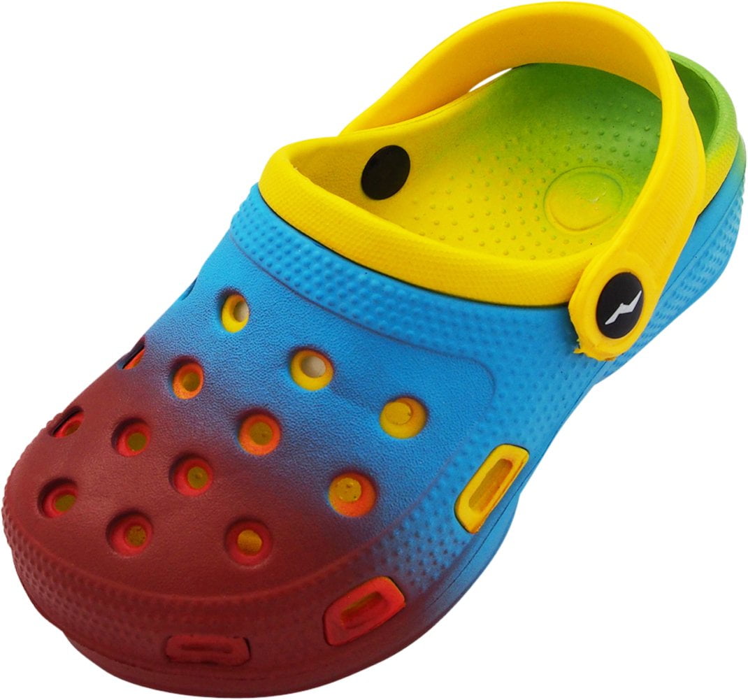 Unisex Cute Cartoon Comfortable Hole Shoes Anti Slip Water Shoes for Kids Girls Boys N//C Kids Tie Dye Clog