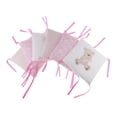 thumbnail image 2 of 6 uds almohadillas de para cuna de bebé para cunas estándar, acolchado lavable para cuna, acolchado grueso para cama de guardería, conejo (rosa) Yotijar Cojín suave para cama infantil, 2 of 10
