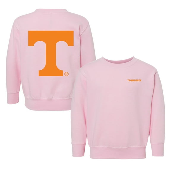 Toddler Chad & Jake Pink Tennessee Volunteers Logo Pullover Sweatshirt