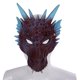 thumbnail image 4 of Máscara de Dragón Horror Cosplay para Hombres y Mujeres Perfecl Morado y Azul, 4 of 4