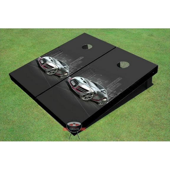 Silver Spoats Car Themed Cornhole Boards