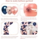 thumbnail image 4 of Kit de guirnalda de globos para revelar género de 121 piezas, globos de confeti azul marino y rosa de oro rosa de 18'12'5', tira de arco de 16 pies para decoraciones de revelación de género, 4 of 5