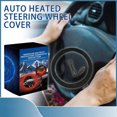 thumbnail image 3 of Protector Volante Antideslizante Calentador 12V para Coches Camiones, 3 of 9