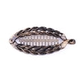 thumbnail image 4 of 9pcs Forme de Poisson Banane Cheveux Clips Résine Rétro Design Ponytail Titulaire Pinces à Cheveux (Argent Doré Bronze Rouge pour Chaque 3pcs), 4 of 5