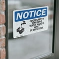 thumbnail image 3 of (2 Pack) Food Safety Warning Wash Hands Sign, 3 of 6
