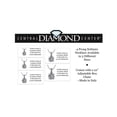 thumbnail image 7 of 4 Prong Round Solitaire Simulated Diamond Necklace in Sterling Silver & Zirconia - 1.50ct Yellow, 7 of 7