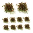 thumbnail image 1 of TISHITA 10Pcs Miniature Grass Tuft Model for Sand Table Trains Railroad Scenery Model Red, 1 of 7