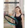 thumbnail image 6 of 4 Pieces Elastic Sports Headbands Thick Non-Slip Hair Bands for Women and Men, 6 of 12