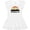 AA-White, variant on Anchorage Alaska Skyline Girls Toddler Dress
