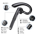 thumbnail image 2 of Auricular inalámbrico Bluetooth, auricular inalámbrico Bluetooth 5.1 con estuche de carga, para conducir en la oficina, 2 of 5