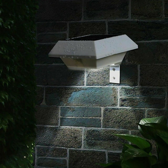 Lámpara De Cerca Solar Impermeable, Luz Solar De Canaletas, Parques De Energía Solar Terraza De Césped Para El Patio Del Jardín