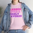 thumbnail image 3 of DJH Apparel | Blessed, Loved & Highly Favored Christian Unisex T-shirt, 3 of 5