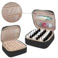 thumbnail image 2 of Bolsa de transporte para esmaltes de uñas Yarwo con capacidad para 36 botellas de 15 ml, color negro, 2 of 7