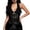 Black, variant on GYUJNB Womens Gothic Halter Lace Mesh Cami Tank Top Soft Stretchy Fabric All Over Themed Print Relaxed Everyday Shape for Dinner Parties,XXL