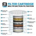 Universal Shower Filter Cartridge For Faucet Water Heater Removal And