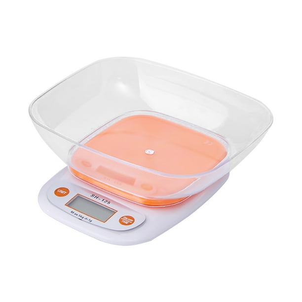 Yhmxh Utensilios de cocina Báscula digital para cocina, con medición de onzas y gramos, ideal para cocinar, hornear, preparar comidas, hacer dieta y bajar de peso, 5 kg/11 lb Muebles para cocina