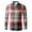 Red-2, variant on Mens Christmas Dress Shirt Long Sleeve Collared Button Down Casual Plaid Shirts Xmas Party Holiday Shirt