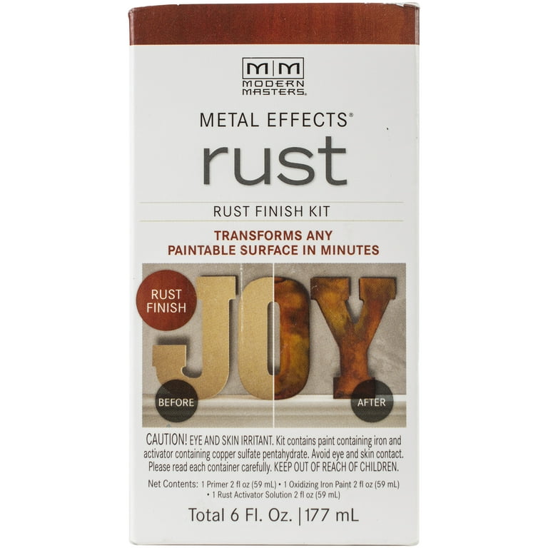 Metal outlet effects rust