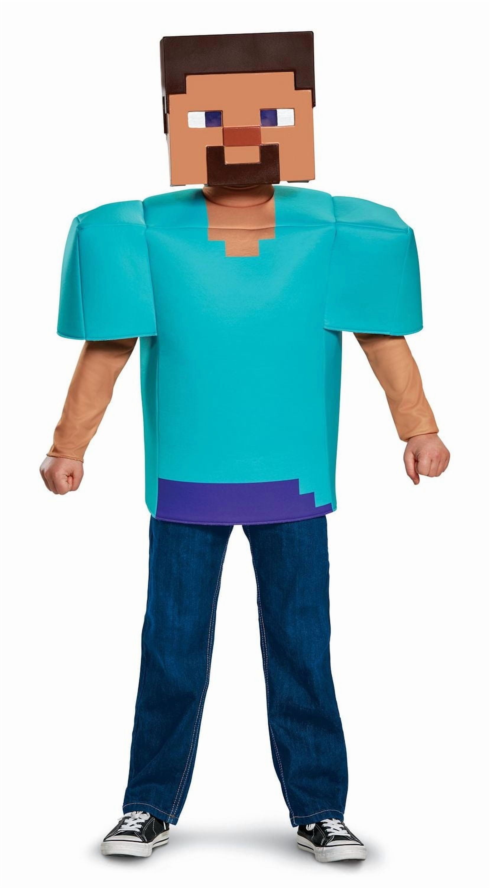 Déguisement Minecraft Steve Classique Enfant Costume