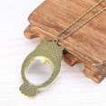 thumbnail image 3 of 10x Magnifying Glass, Mini Pocket Magnifier Necklace, Cute Cartoon Owl Magnifying Glass With Metal Chain, 3 of 5