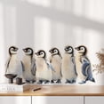 thumbnail image 2 of Calcomanías de pared autoadhesivas de PVC con forma de bonita familia de pingüinos, 2 of 3