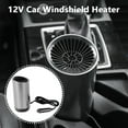thumbnail image 1 of Car Heater  2 in1 Fast Car Heater Defroster  12V Windshield De-Icers  Plug in Automobile Windscreen Fan for All Cars Portable Electronic Car Heater Auto Heater, 1 of 7