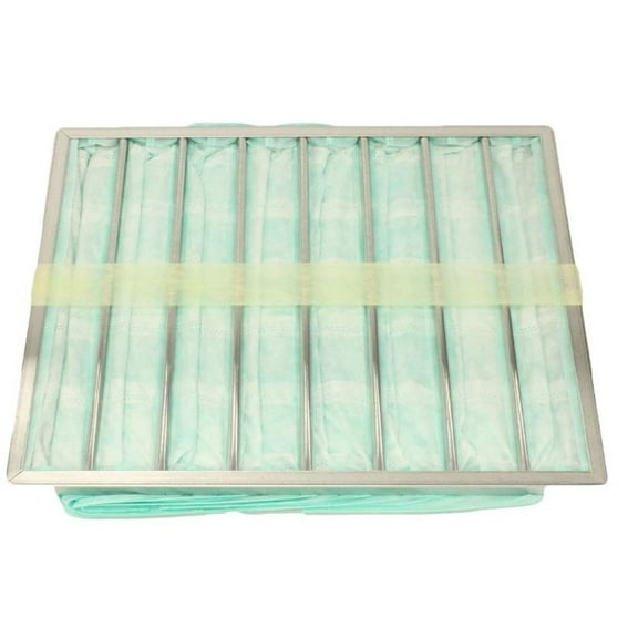 Jet AFS-2000 3-Pocket Replacement Inner Air Filter, 26 x 24 x 6 inches, Green