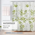 thumbnail image 4 of Shower Curtain Liner, PEVA Green Butterfly Shower Liner, Plastic Waterproof Shower Curtains, Bathroom Curtains Shower Curtain and Liner Set, 4 of 5