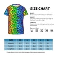 thumbnail image 4 of Honeii Multicolored Butterflies Print Youth Short Sleeve T-Shirt,Boys Athletic Shirt,Quick Dry Short Sleeve Performance Moisture Wicking T Shirt, 4 of 6